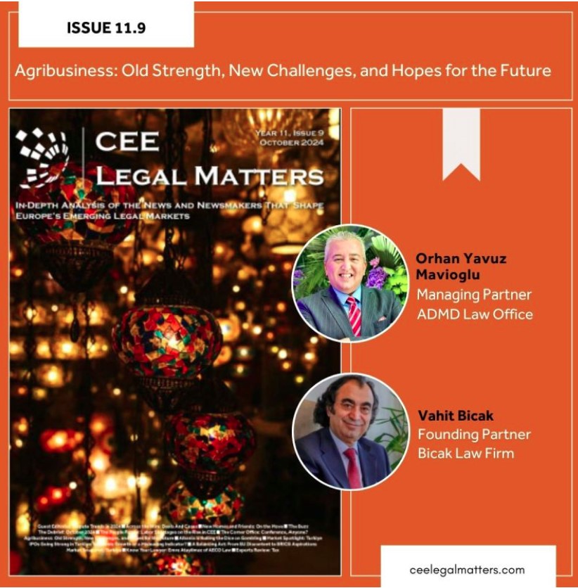 Professor Dr. Vahit Bıçak, Chairman of Bicak Law Firm, has been featured in CEE Legal Matters magazine Türkiye Global Aspirations BRICS